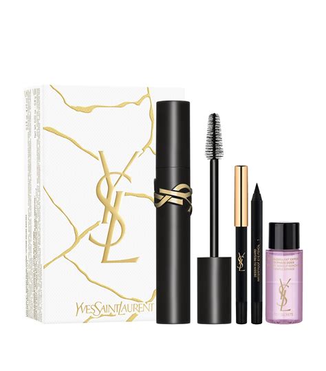 ysl luxurious mascara gift set for her with eyeliner|ysl lash clash gift set.